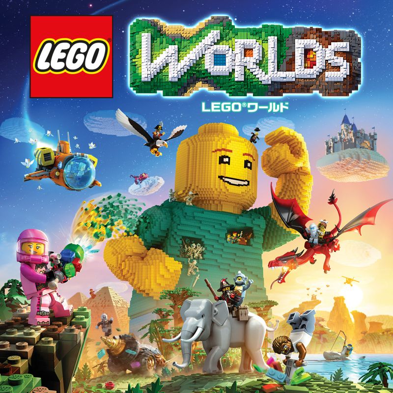 LEGO Worlds box art for Playstation 4
